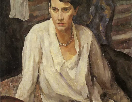 Femme à la blouse blanche